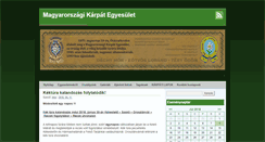 Desktop Screenshot of karpategyesulet.hu